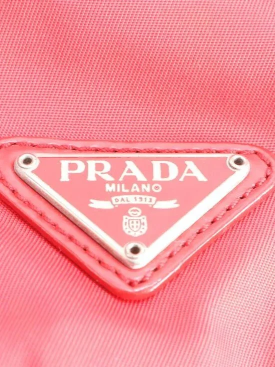 Prada Tessuto Nylon Triangle Logo Shoulder Bag - Picture 8 of 9